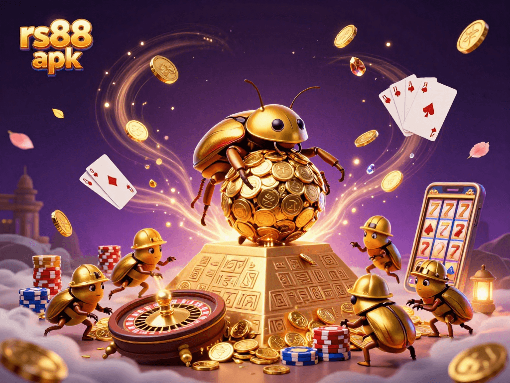 Experience the excitement of RS88 apk with vibrant 3D character action and casino elements.