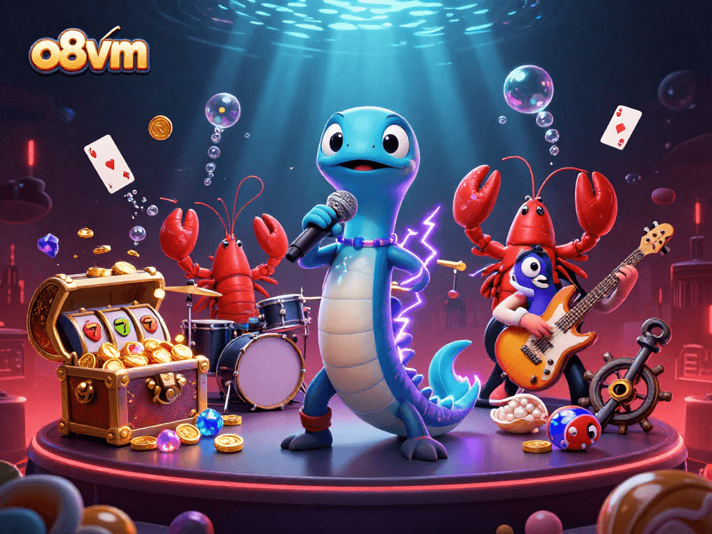 Experience the thrill of winning at the underwater casino with o8vm featuring electric eel DJ
