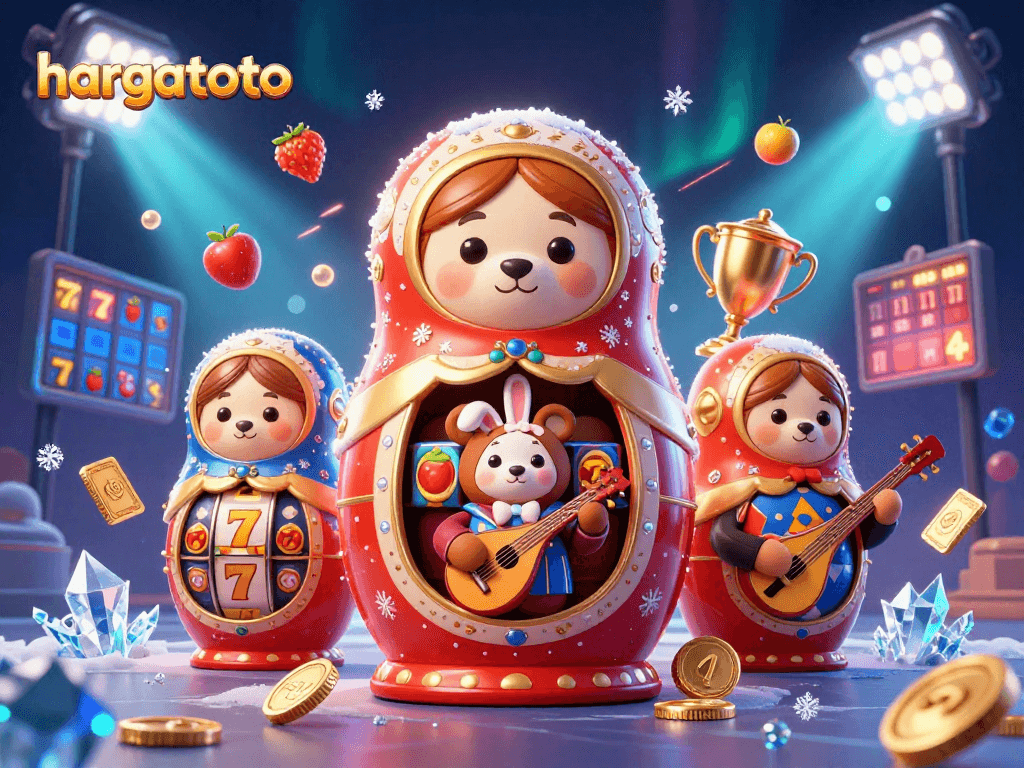 Play exciting slots at hargatoto, where unexpected wins await in a vibrant, dynamic scene.