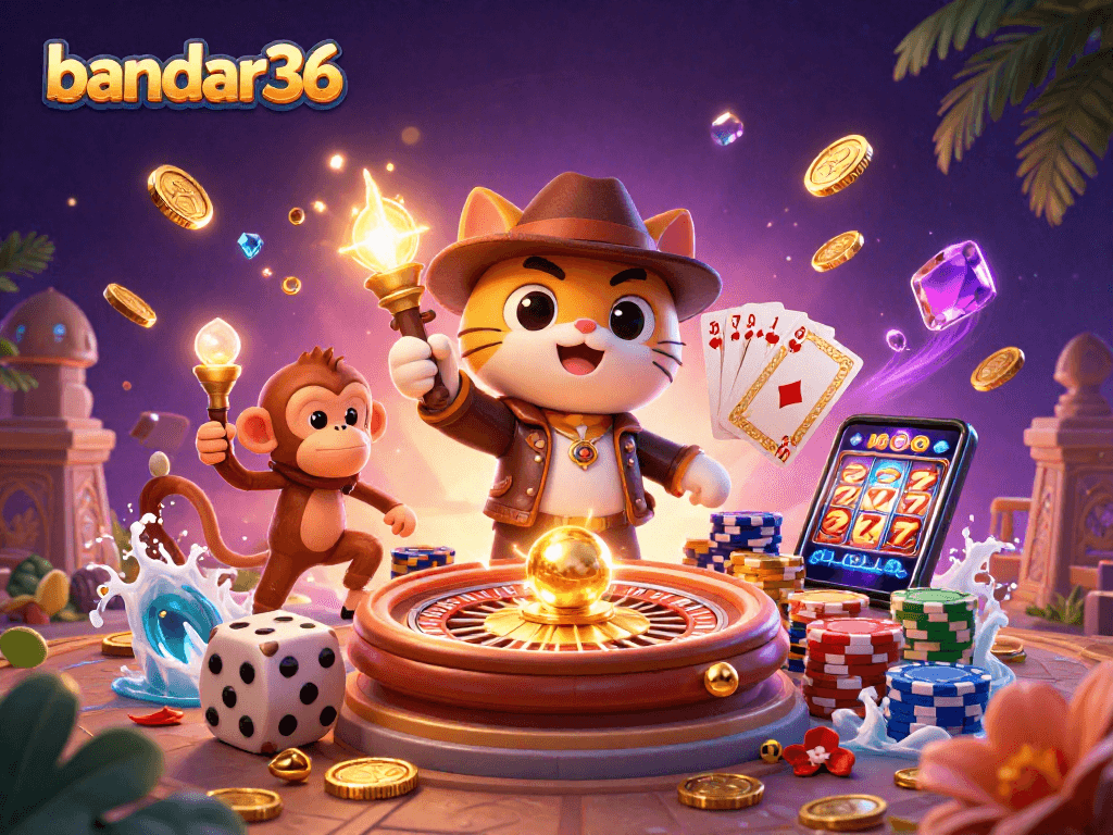 bandar36 menangkap suasana kasino emas di ilustrasi 3D yang menakjubkan