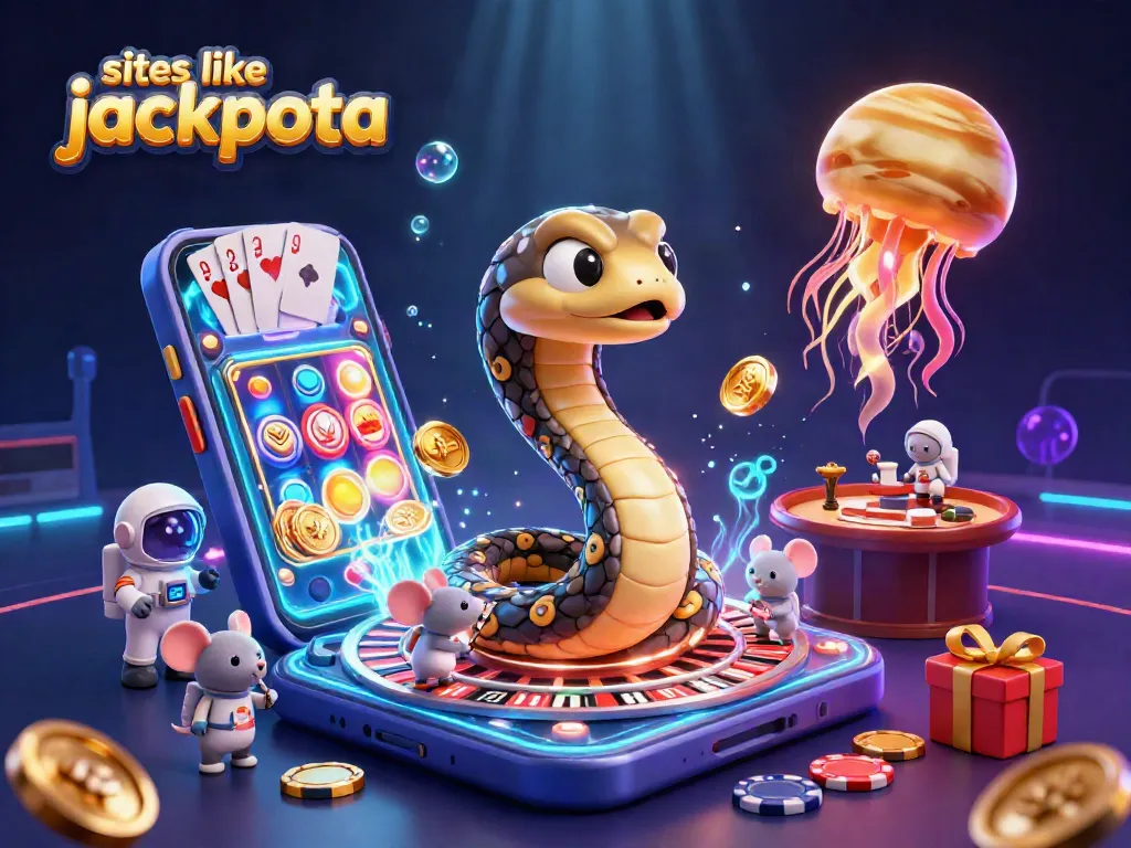 Play at sites like jackpota with tiny astronaut mice betting on a Saturn roulette wheel.