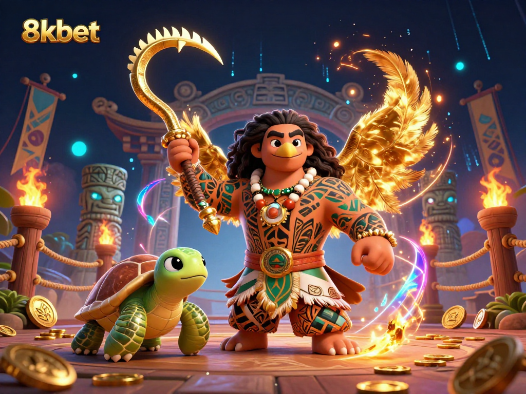 Experience thrilling gaming features at 8xbet with vibrant characters and dynamic casino elements.