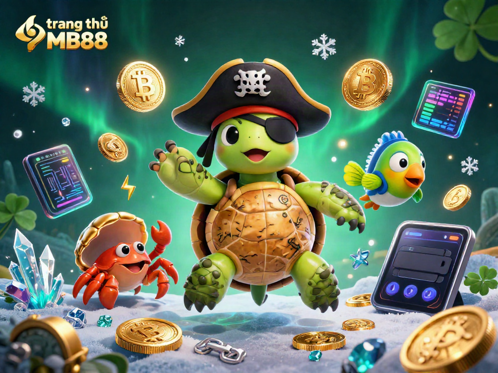 Win big at trang chủ MB88 with a pirate-themed casino illustration featuring interactive gaming elements.