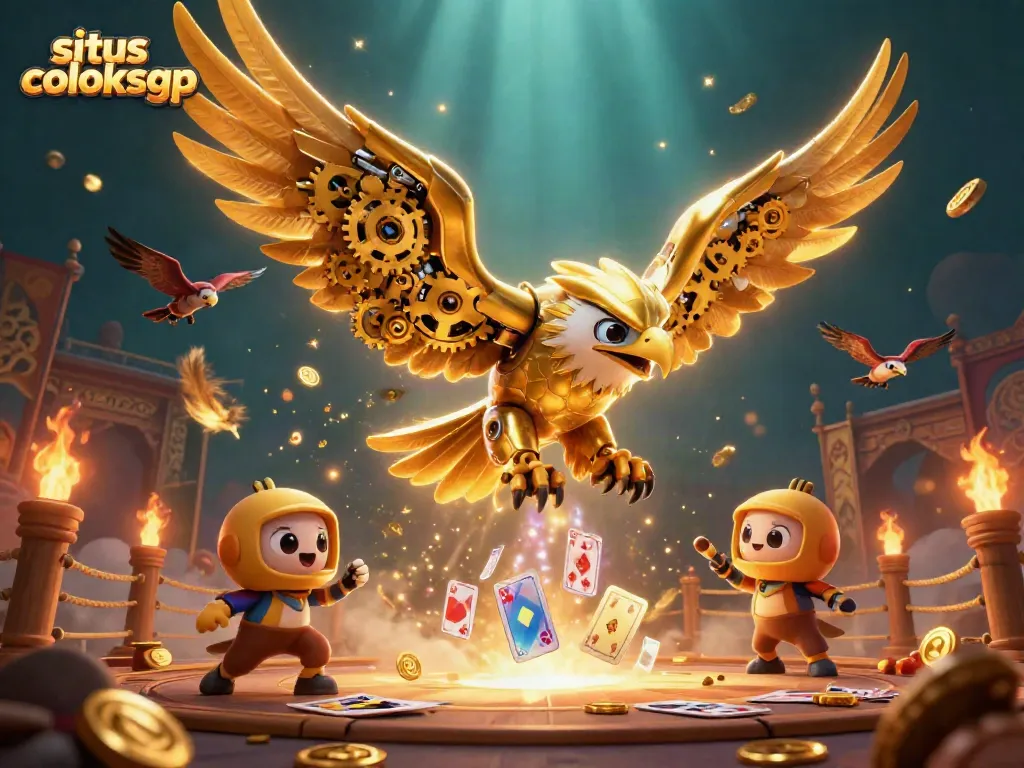 Slot online situs coloksgp dengan karakter burung elang cybernetic yang menakjubkan.