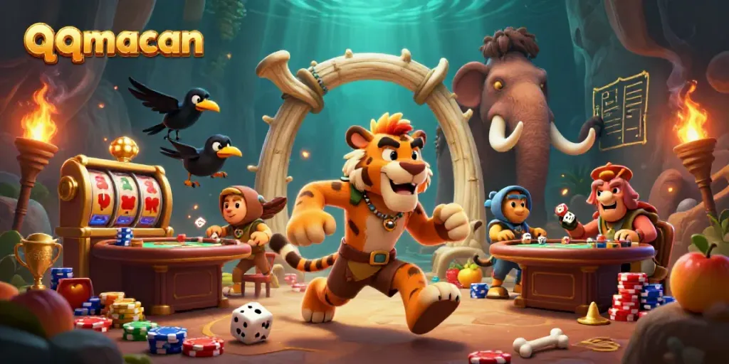 Experience qqmacan's thrilling prehistoric casino with dynamic characters and rich gambling elements.