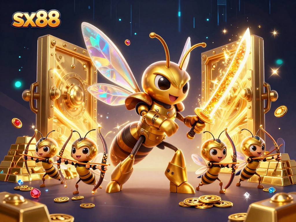 SX88 offers thrilling casino adventures with vibrant golden themes and exciting prizes.