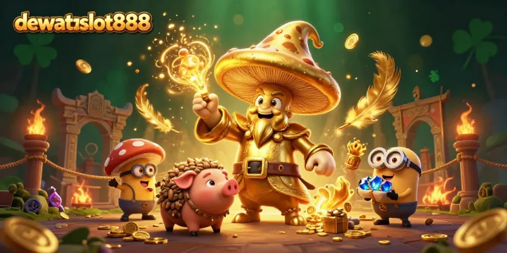 Menggandakan kemenangan di dewataslot888 dengan aroma kemenangan dan keajaiban emas.