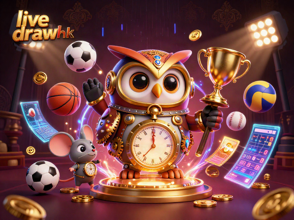Experience the excitement of live draw hk with a crafted 3D casino scene full of dynamic gaming elements.