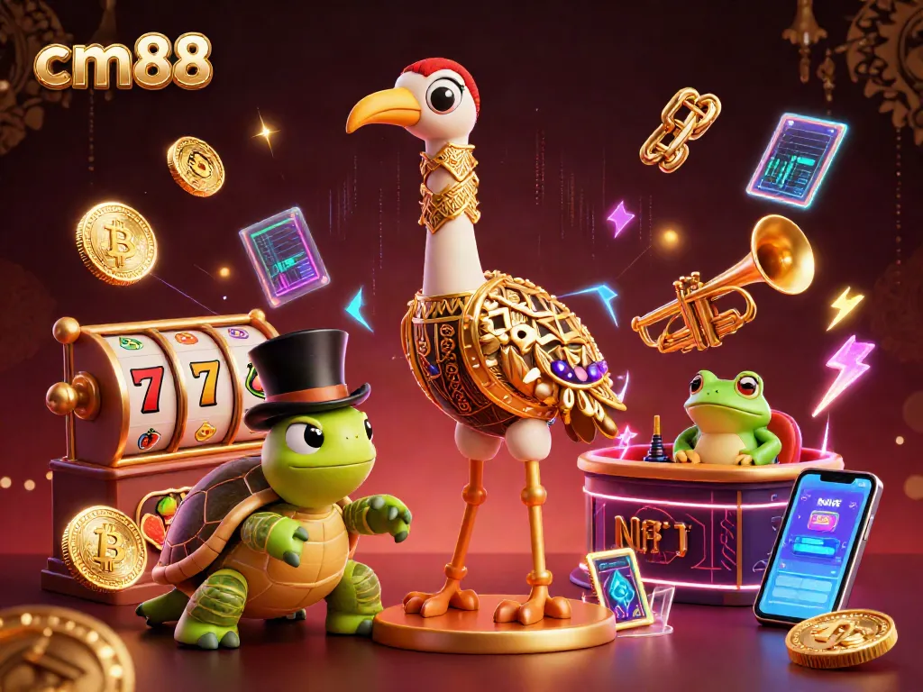Win big with cm88 at this vibrant casino scene filled with dynamic gambling action.