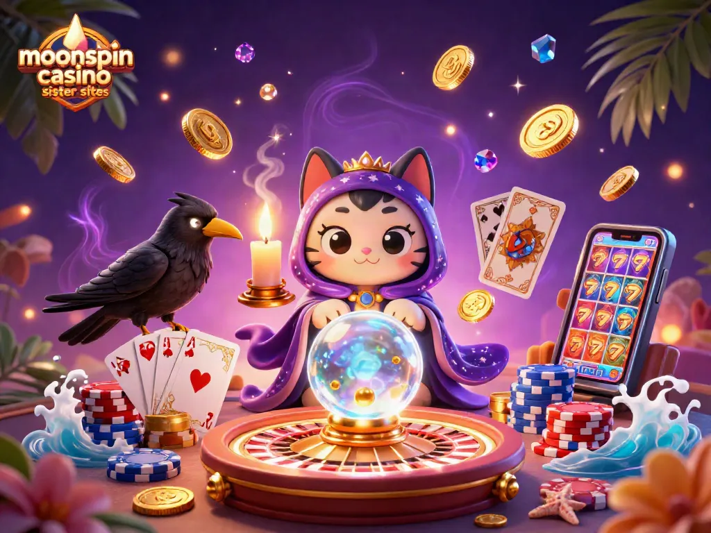 Experience excitement at moonspin casino sister sites with vibrant slots and mystical fortune tellers.