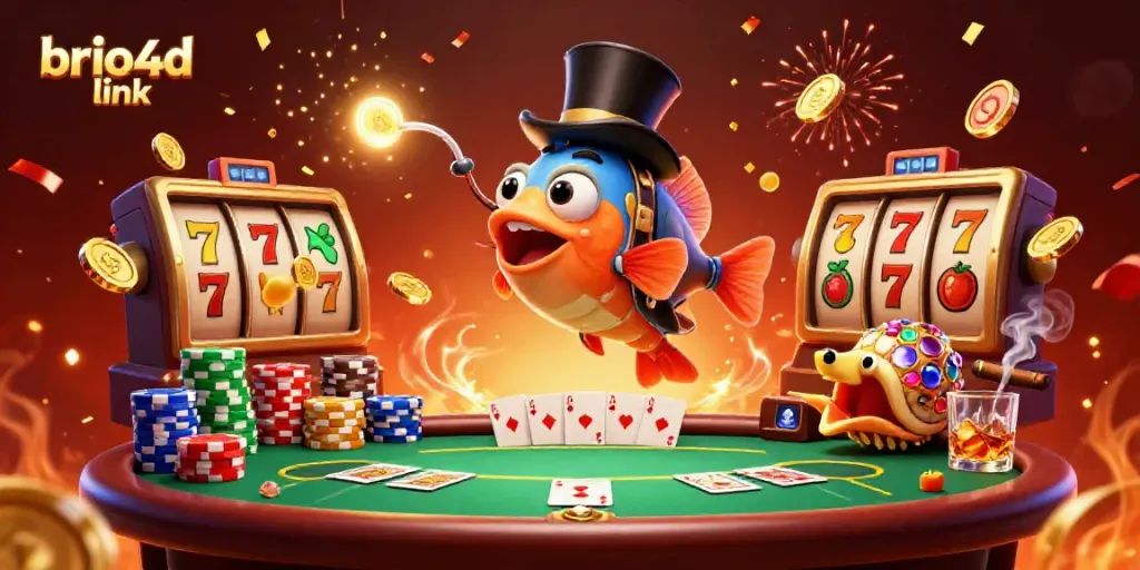 Engage with brio4d link while enjoying vibrant casino slots illustrations full of excitement and treasures.