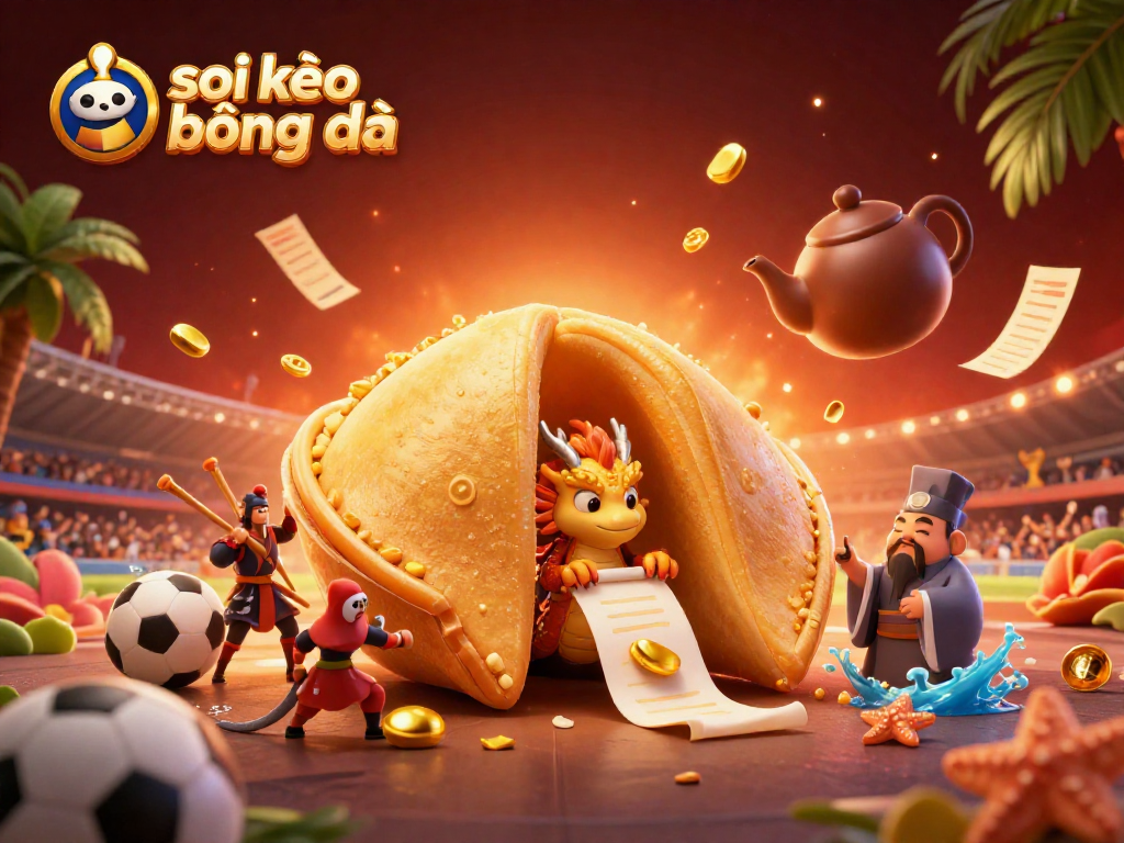 Engage with top strategies for soi kèo bóng đá in this vibrant sports betting illustration.