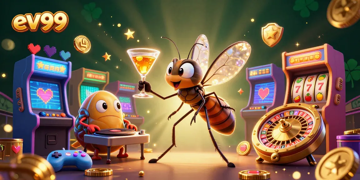 Experience the thrill of the ev99 casino with vibrant characters and dynamic gaming elements.