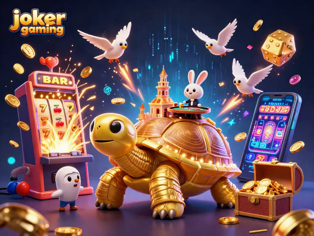 เล่นเกมส์ joker gaming ด้วยกราฟิก 3D ที่น่าตื่นเต้นและสีสันสดใส