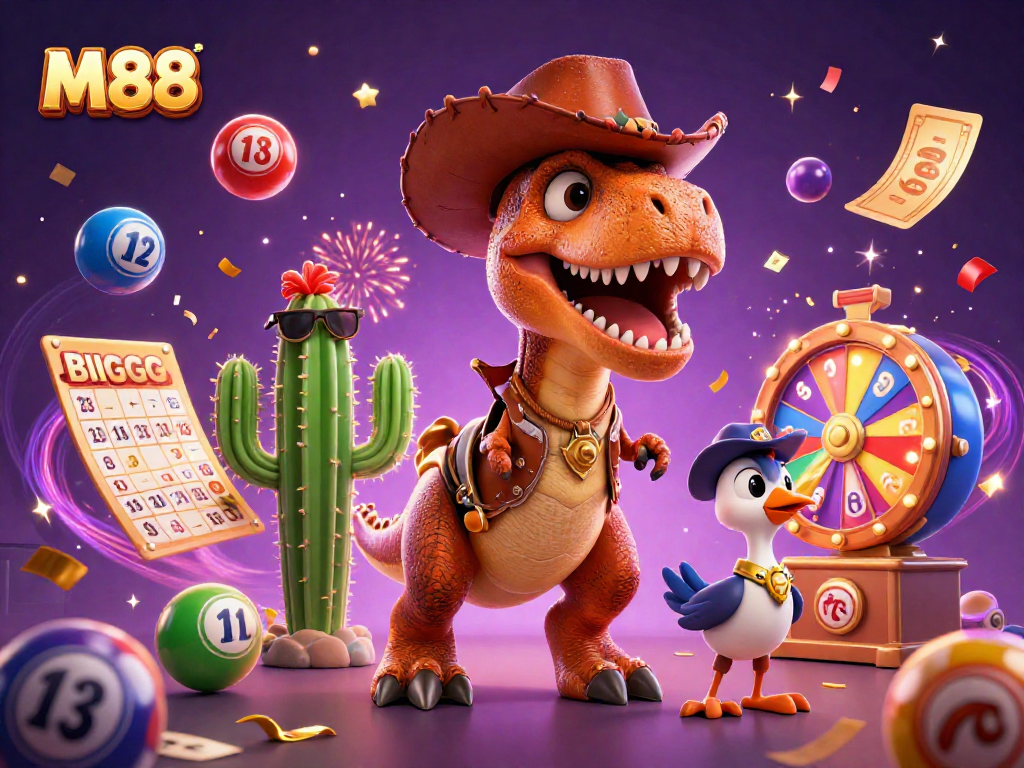 M88 mang đến trải nghiệm chơi game sôi động với các giải thưởng hấp dẫn và hiệu ứng vui vẻ.