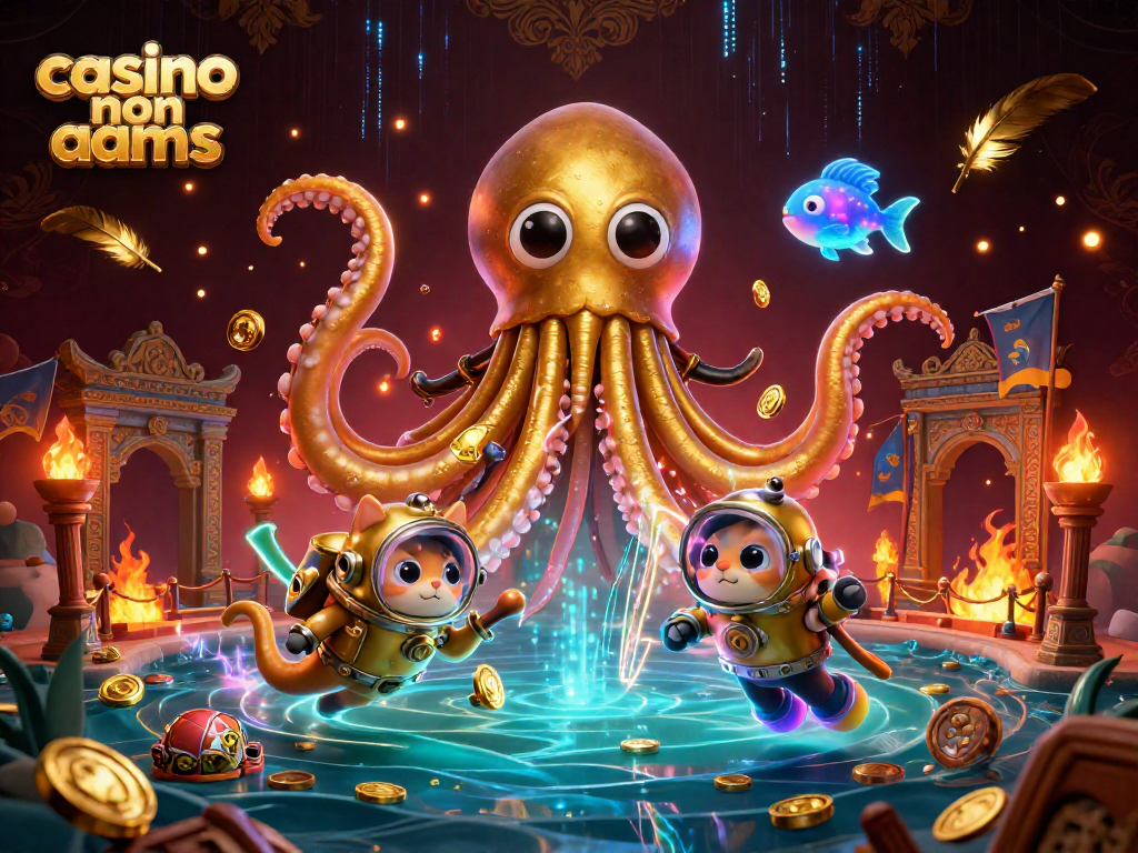 Gioca nei migliori casino non AAMS con un kraken e un gatto subacqueo in un mondo pieno di premi.