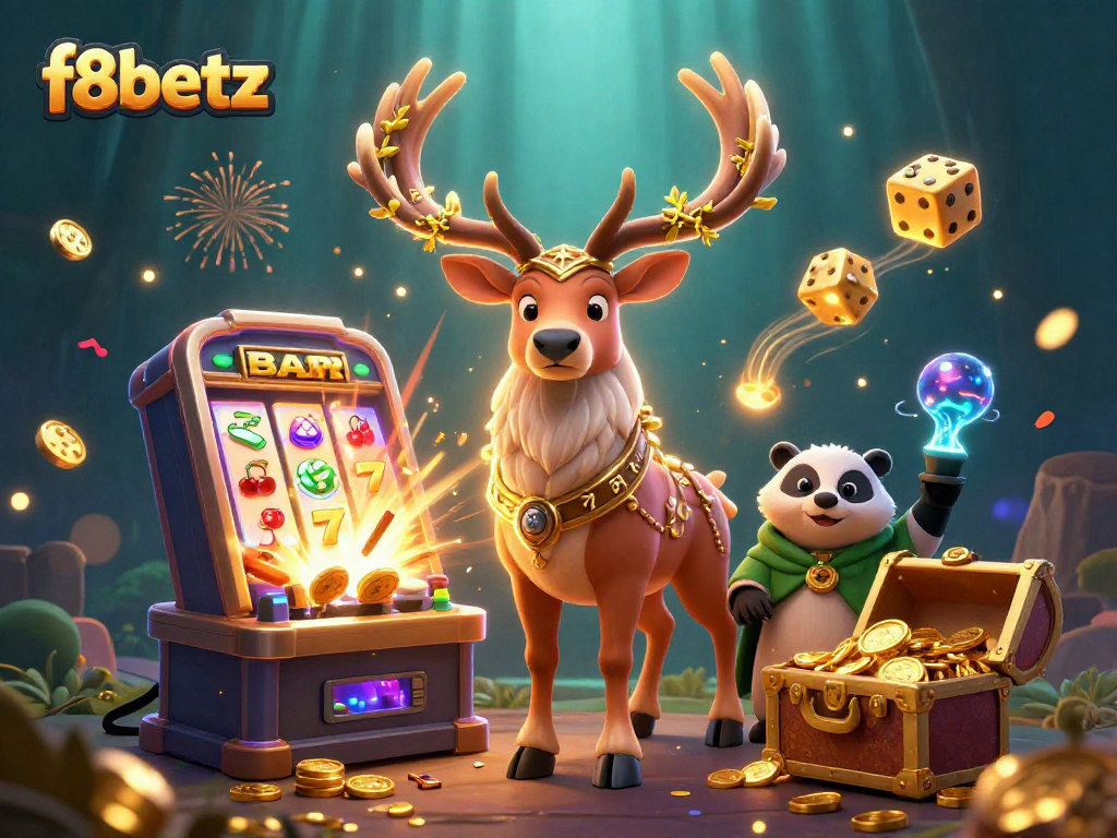 Experience thrilling games at f8betz with glimmering jackpots and vibrant casino action lights.