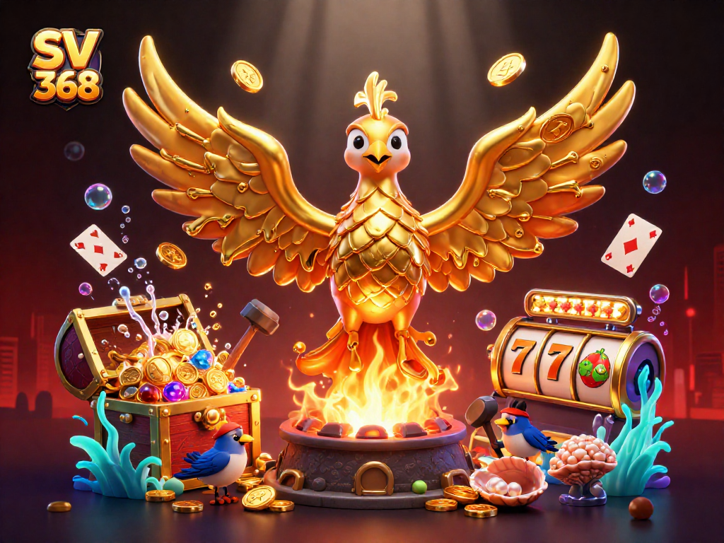 Join the action and earn big with SV 368: Experience molten gold and thrilling slot machines.