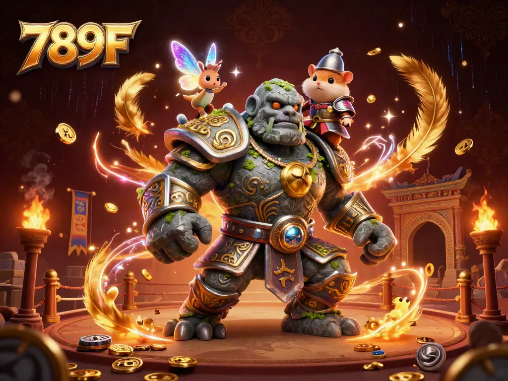 Engage with thrilling 789F gaming adventures, showcasing immersive characters and vibrant casino elements.