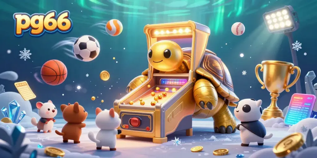 Experience thrilling gameplay at pg66 with vibrant casino elements and exciting characters in a dynamic scene.