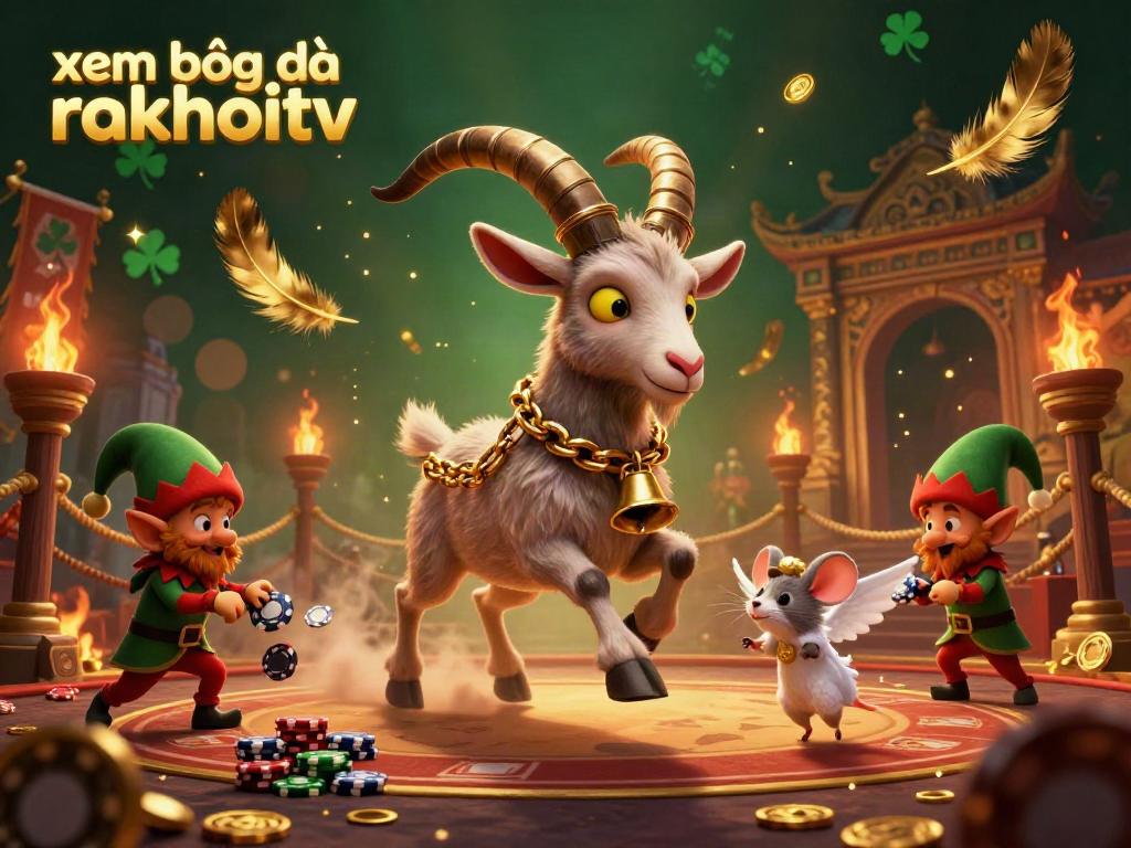 Experience live action with xem bóng đá rakhoitv featuring a festive Krampus casino scene filled with playful characters.