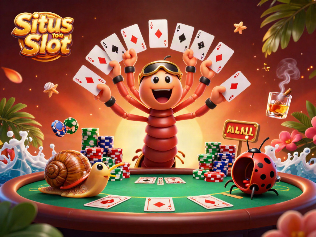 Menang besar di Situs Toto Slot dengan dealer kartun unik dan suasana kasino yang meriah.