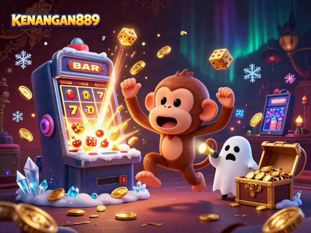 Experience excitement at KENANGAN889 with a playful poltergeist monkey and a ghost-hunter puppy.