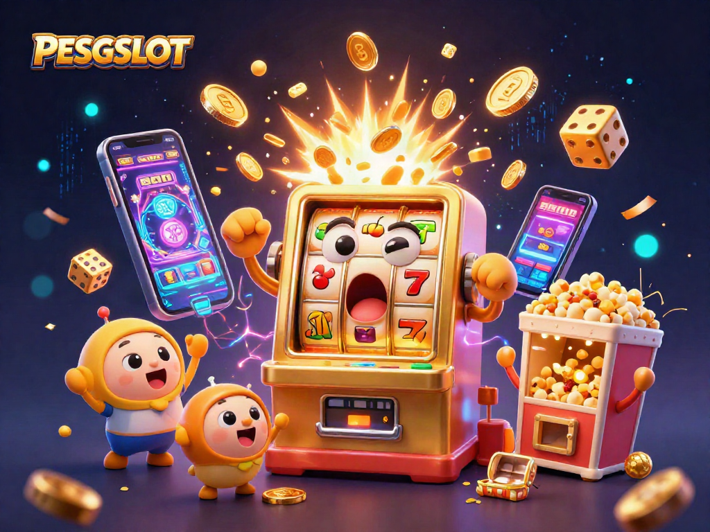 Slot PESGSLOT yang mengalahkan jackpot dengan imbalan koin berkilau, menyenangkan!