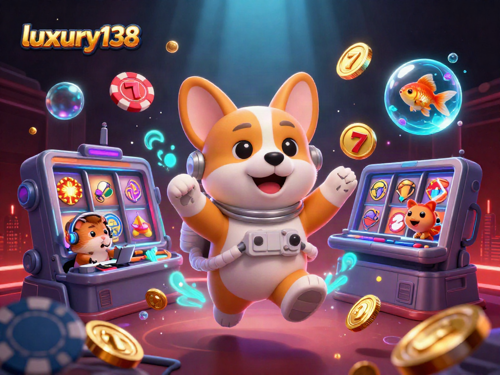 luxury138 menghadirkan pengalaman bermain slot yang menakjubkan di kasino luar angkasa dengan karakter lucu