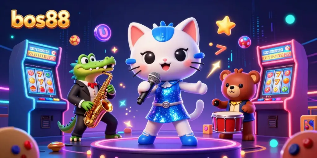 Experience the vibrant excitement of bos88 with engaging slot visuals and lively characters