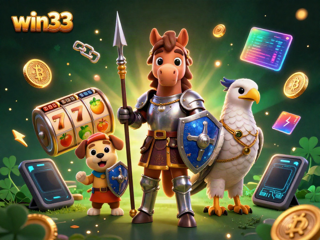 Experience thrilling gameplay at win33 with dynamic slot elements and rich visual detail in a vibrant scene.