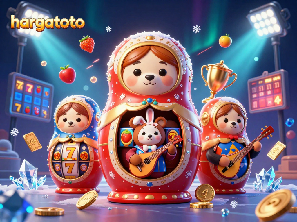 Play exciting slots at hargatoto, where unexpected wins await in a vibrant, dynamic scene.