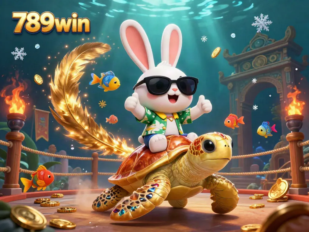 Experience thrilling underwater gaming adventures with 789win's vibrant characters and dynamic casino elements.