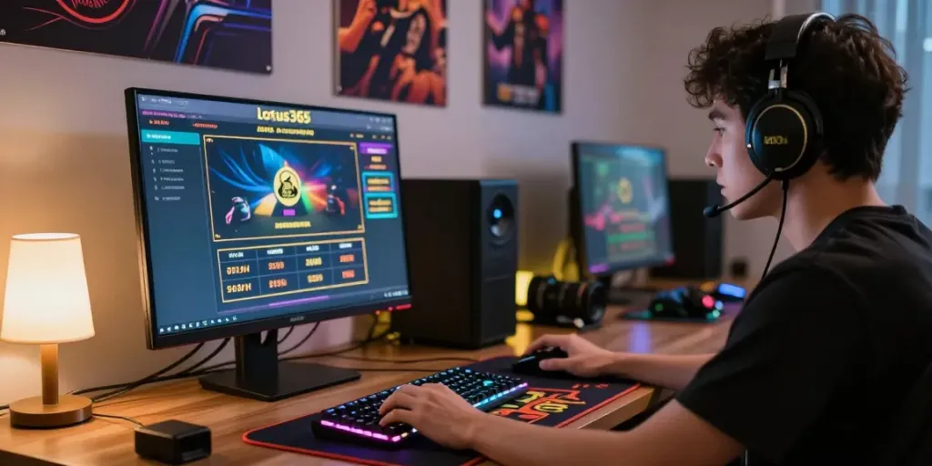 Engaged player betting on lotus365 in a dynamic gaming setup