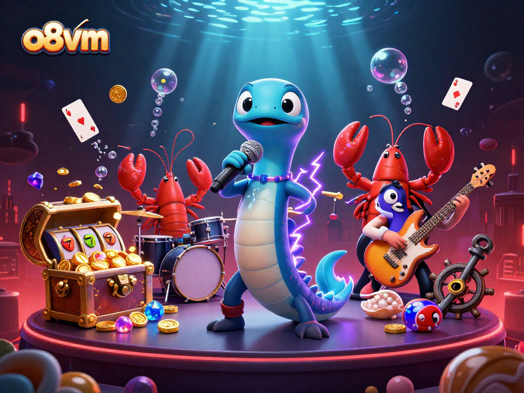 Experience the thrill of winning at the underwater casino with o8vm featuring electric eel DJ