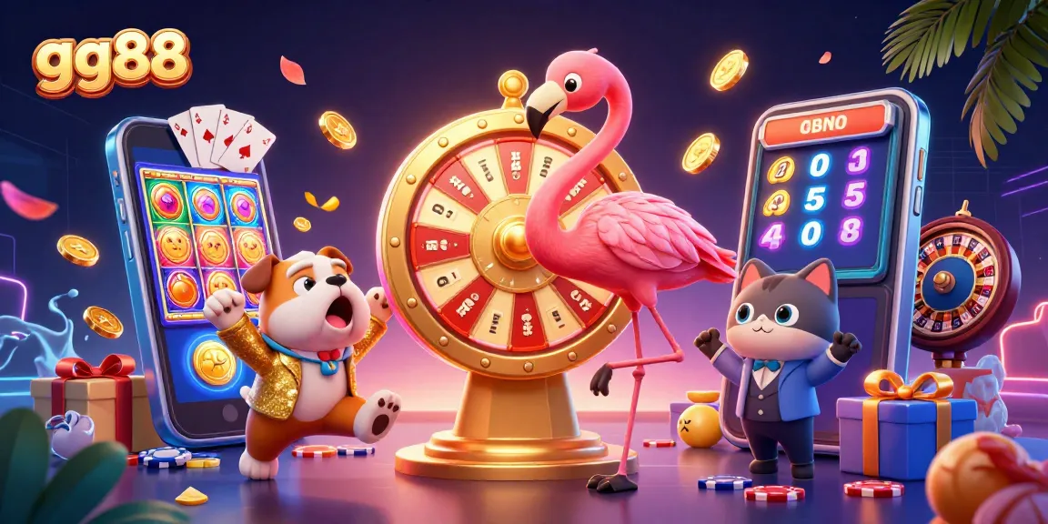 Engage with gg88's vibrant casino scene featuring dynamic characters and exciting games.
