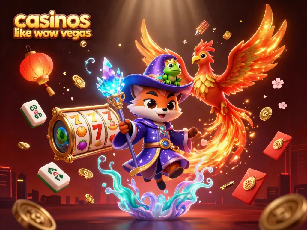Experience thrilling gameplay at casinos like wow vegas with exciting slot reels and magical characters.