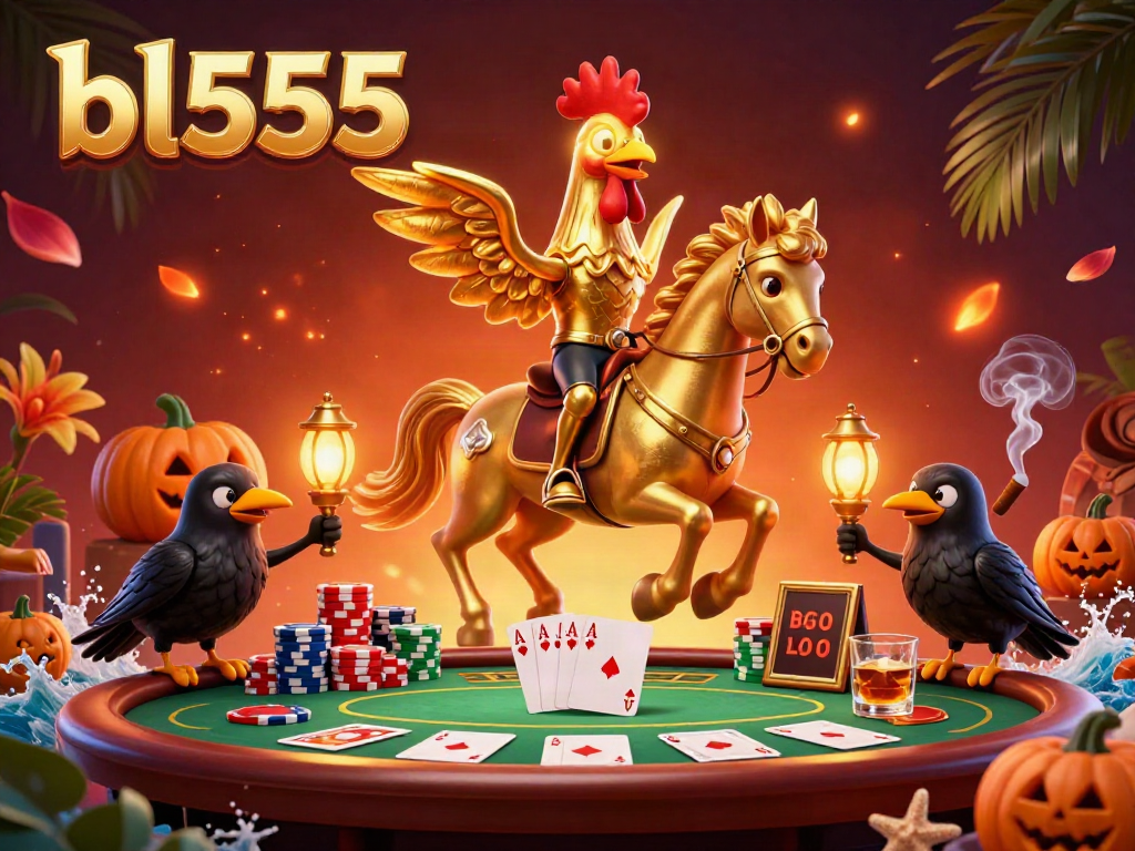 Experience exciting gaming with bl555 in this vibrant casino scene filled with colorful elements and dynamic characters.
